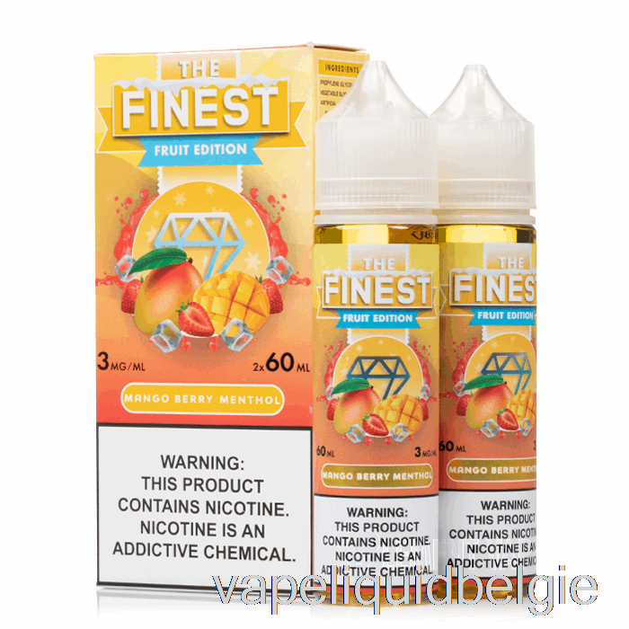 Vape België Mangobes Menthol - De Fijnste Fruiteditie - 120ml 3mg